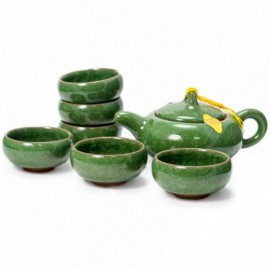 Набор для чаепития (7 предметов, цвет светло-зеленый)